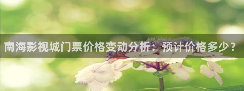 八戒私人影院网站：南海影视城门票价格变动分析：预计价格多少？